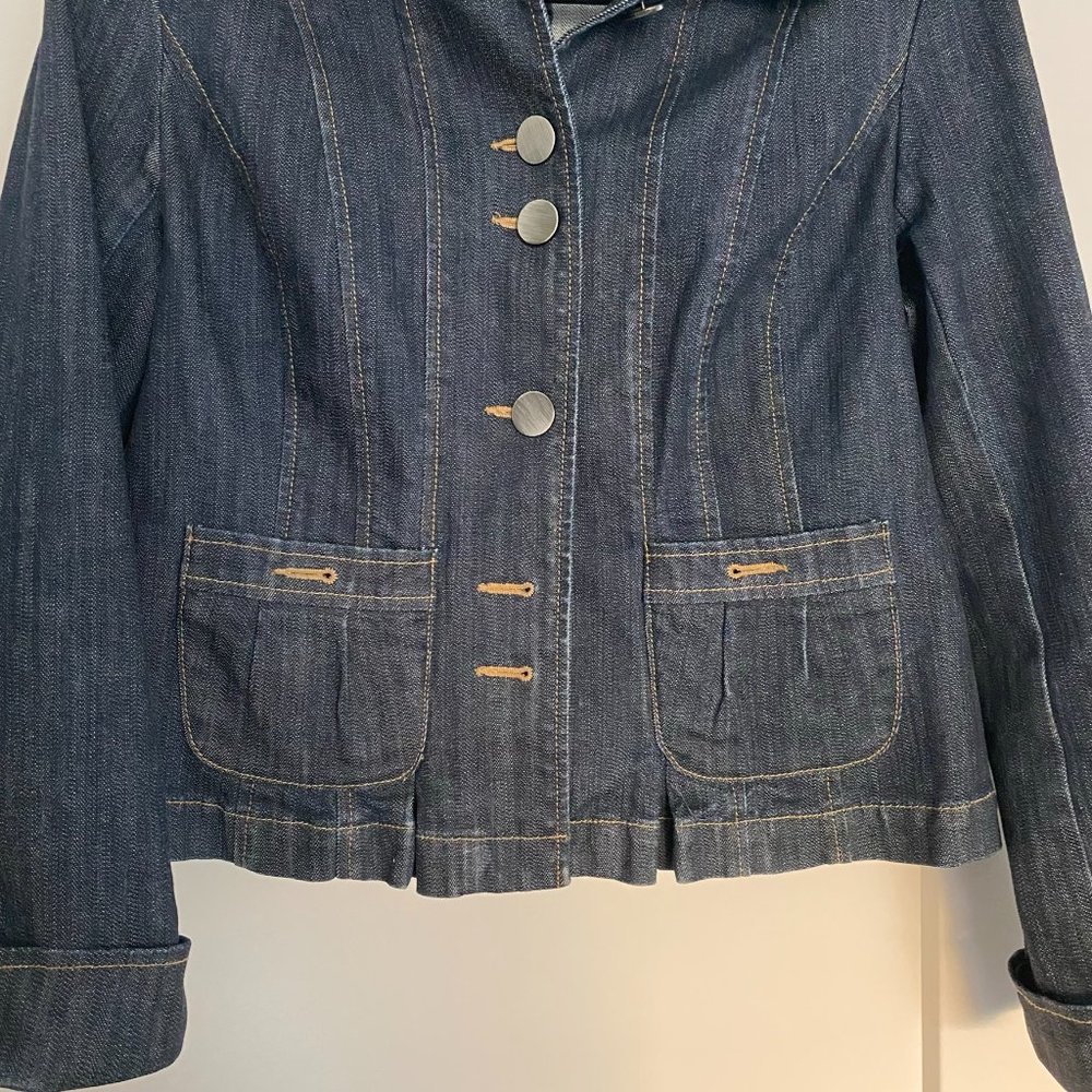Denim Blue Jacket, INC International Concepts, Large, Blue Denim - Picture 5 of 7